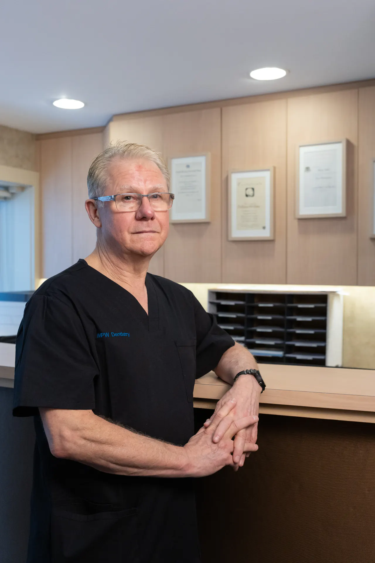 Dr Michael Walker with credentials at MPW Dentistry
