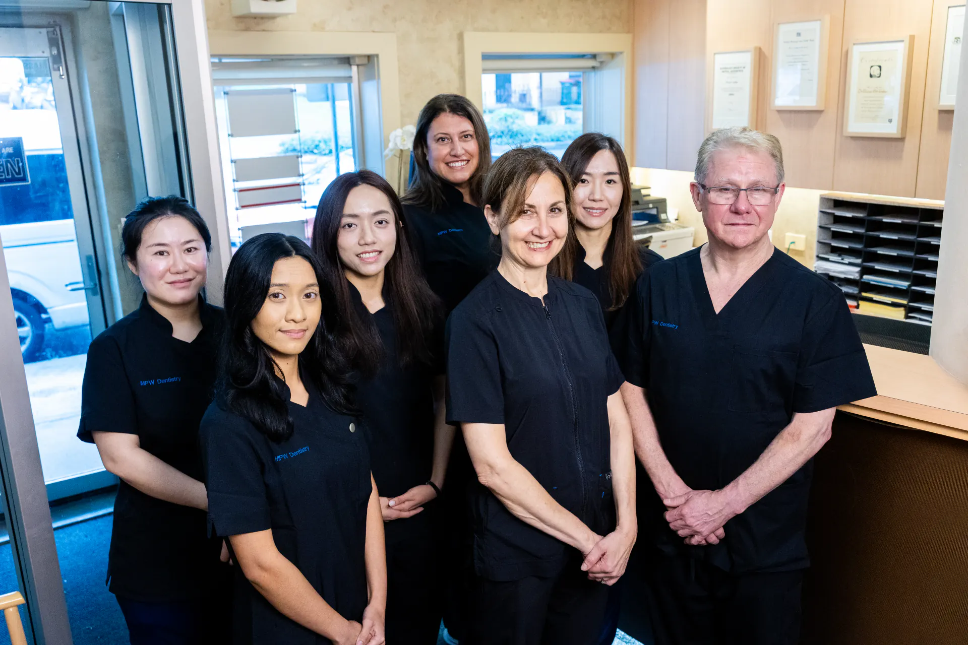 Dr Nonie and dental team